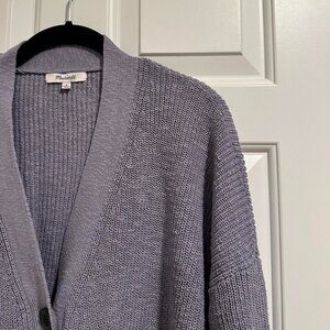 Madewell Women's Purple Cardigan